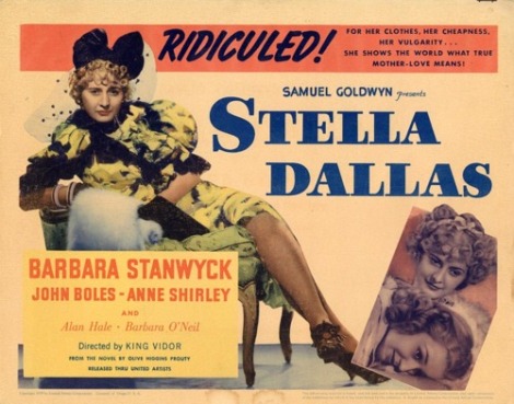 ANNE SHIRLEY and BARBARA STANWYCK in STELLA DALLAS (1937